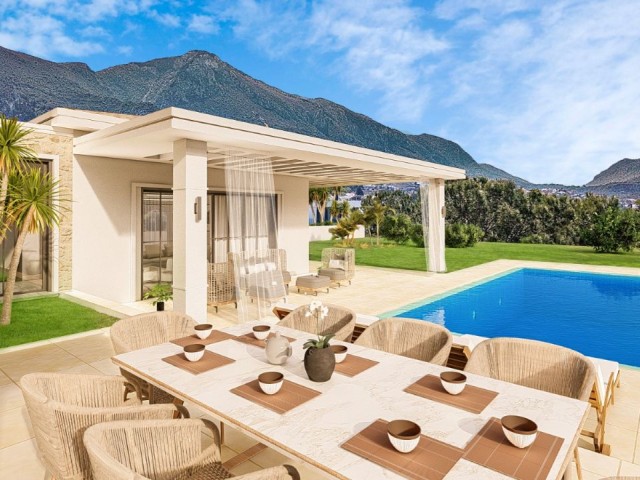 Kyrenia Bellapais Ultra Luxus 4 + 1 Türkische Villa auf 2230 m2 Grundstück ** 