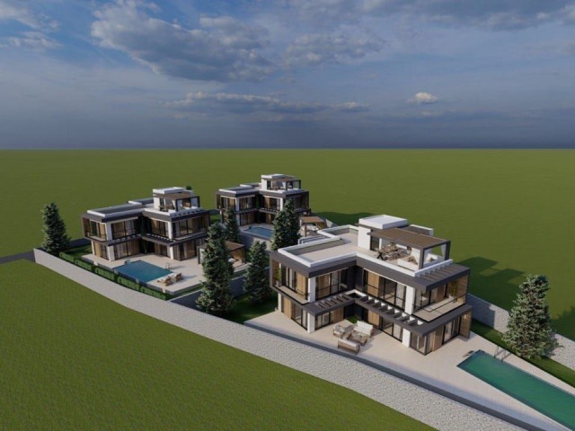 4+1 Luxusvilla zum Verkauf in Ozanköy, Kyrenia