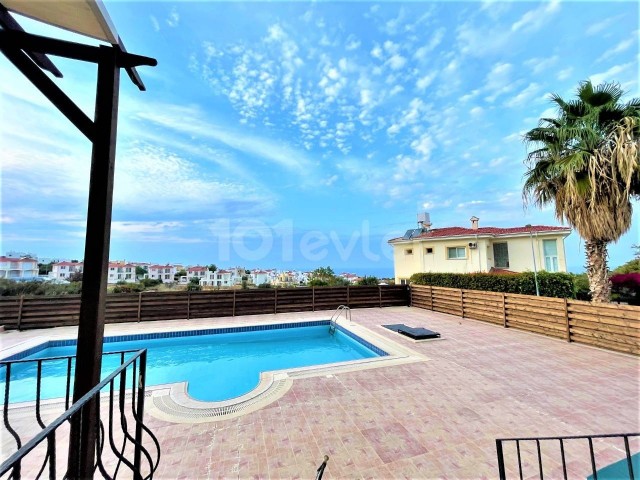 Sea View Villa for Rent in Kyrenia Karsiyaka with Spectacular Location