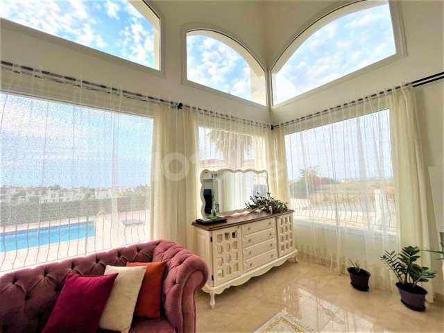 Sea View Villa for Rent in Kyrenia Karsiyaka with Spectacular Location