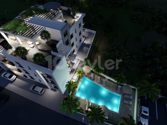 Apartments with Communal Pool in Alsancak Area 