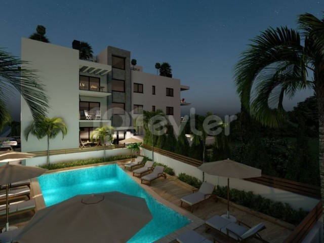 Apartments with Communal Pool in Alsancak Area 