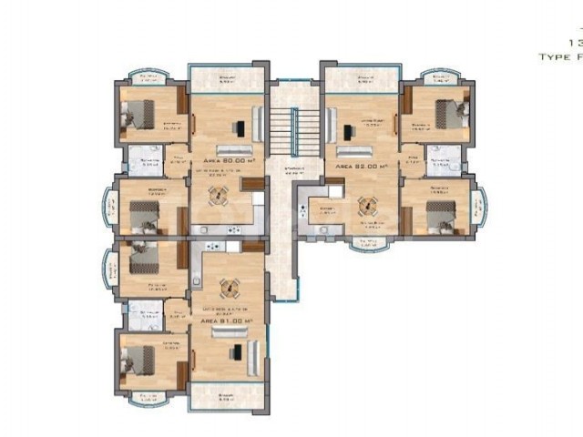 Bezugsfertige 2+1 Wohnung mit Meer- und Bergblick in Alsancak, Kyrenia