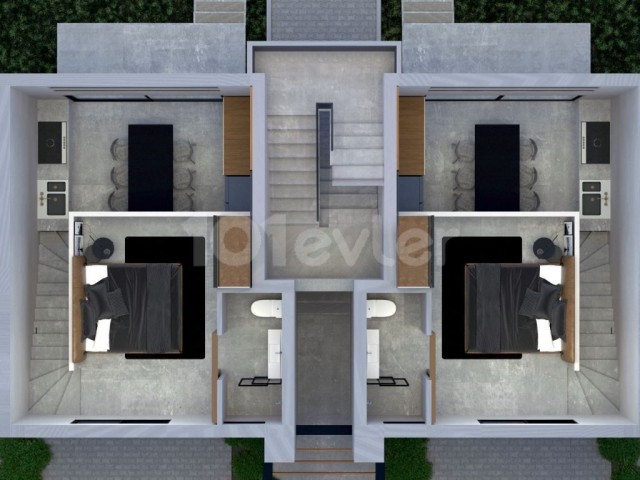 آپارتمان 1+1 و 2+1 با استخر مشترک برای فروش در گیرنه، کارشییاکا
