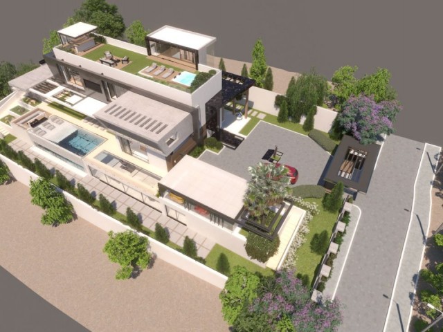 Girne Merkez'de Projeden Satılık Ultra Lüx  5+1  Villalar