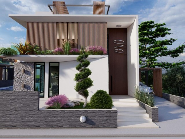 3+1 LUXURIOUS VILLA WITH PRIVATE POOL FOR SALE IN İSKELE BOĞAZ