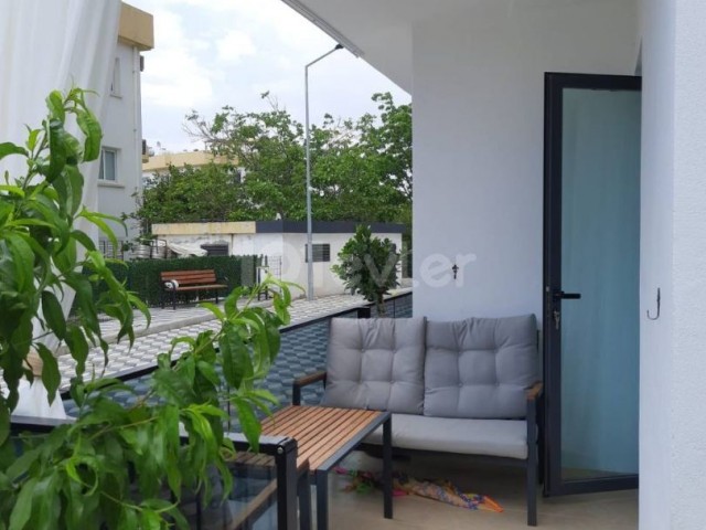 2+1 FLAT FOR SALE IN GIRNE ALSANCAK WITH PRIVATE BAHCELI