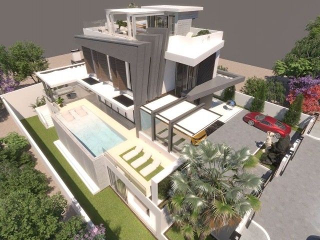 ULTRA LUX 4+1 VILLAS FOR SALE FROM THE PROJECT IN KYRENIA CENTER