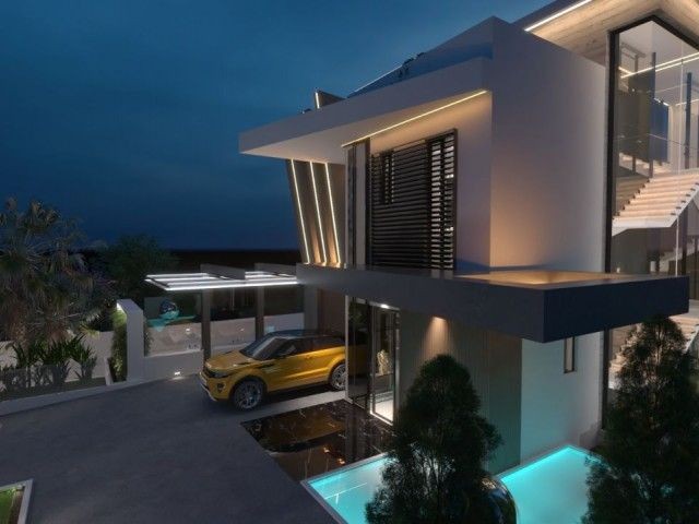 ULTRA LUX 4+1 VILLAS FOR SALE FROM THE PROJECT IN KYRENIA CENTER