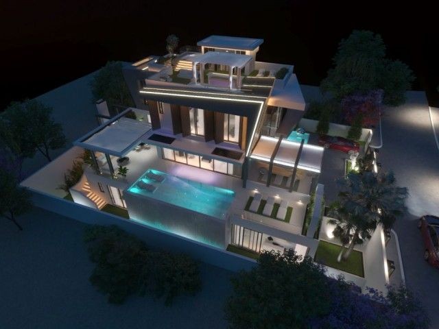 ULTRA LUX 4+1 VILLAS FOR SALE FROM THE PROJECT IN KYRENIA CENTER