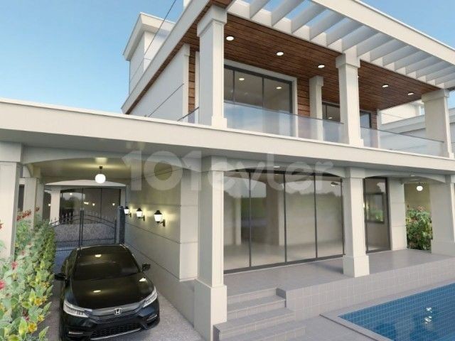 LUXURY 3+1 VILLAS WITH PRIVATE POOL FOR SALE IN KYRENIA LAPTA