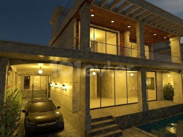 LUXURY 3+1 VILLAS WITH PRIVATE POOL FOR SALE IN KYRENIA LAPTA