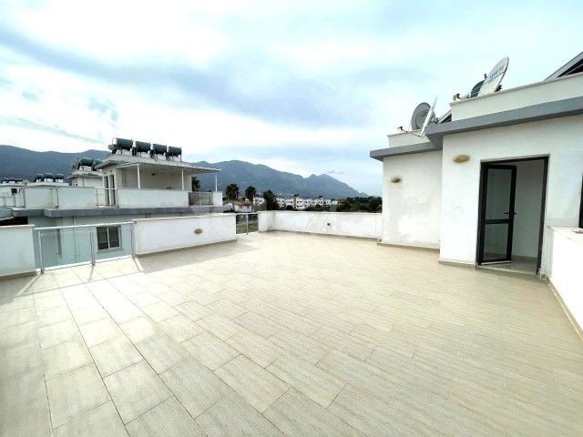 2+1 PENTHOUSE WITH ROOF TERRACE FOR SALE IN A LUXURY SITE WITH POOL IN GIRNE ALSANCAK