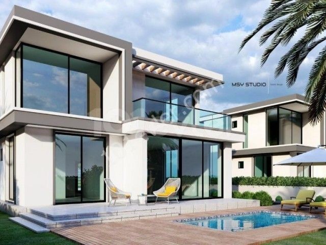 LUXUSVILLA ZUM VERKAUF AUS DEM PROJEKT IM GEBIET GIRNE KARAOĞLANOĞLU