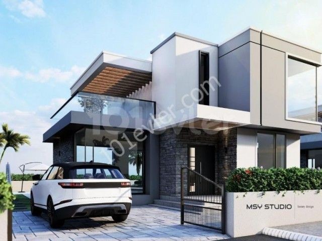 LUXUSVILLA ZUM VERKAUF AUS DEM PROJEKT IM GEBIET GIRNE KARAOĞLANOĞLU