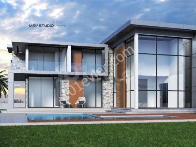 LUXUSVILLA ZUM VERKAUF AUS DEM PROJEKT IM GEBIET GIRNE KARAOĞLANOĞLU