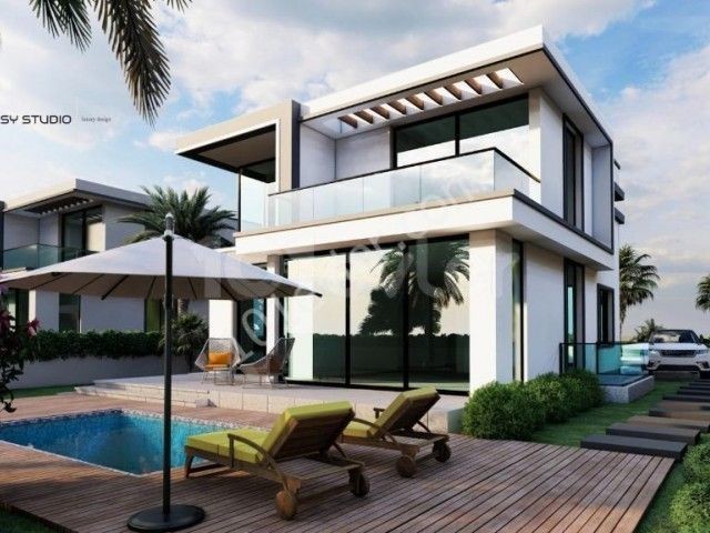 LUXUSVILLA ZUM VERKAUF AUS DEM PROJEKT IM GEBIET GIRNE KARAOĞLANOĞLU