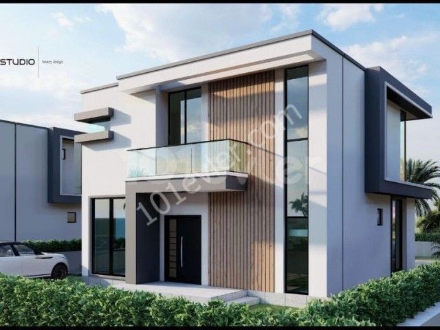 LUXUSVILLA ZUM VERKAUF AUS DEM PROJEKT IM GEBIET GIRNE KARAOĞLANOĞLU