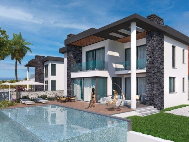 TURKISH KOÇANLI ULTRA LUXURY VILLAS FOR SALE FROM THE PROJECT IN GİRNE ZEYTİNLİK