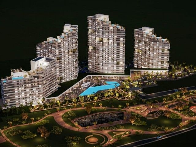 ULTRA LUXURY FLATS FOR SALE FROM THE PROJECT IN İSKELE LONG BEACH