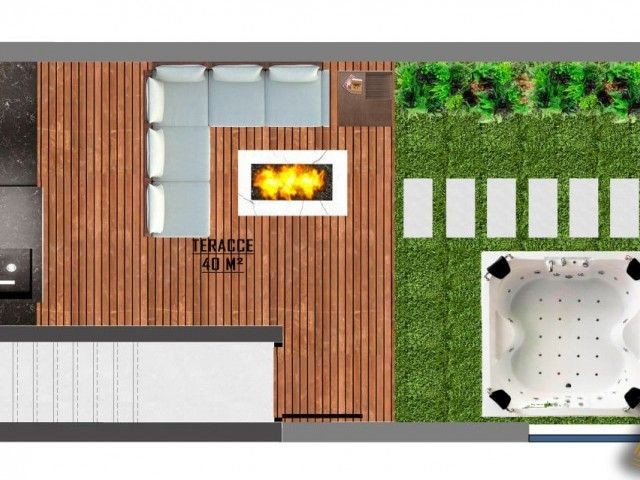 2+1 LUXUS-PROJEKTVILLEN AM STRAND ZUM VERKAUF IN ÇATALKÖY, GİRNE