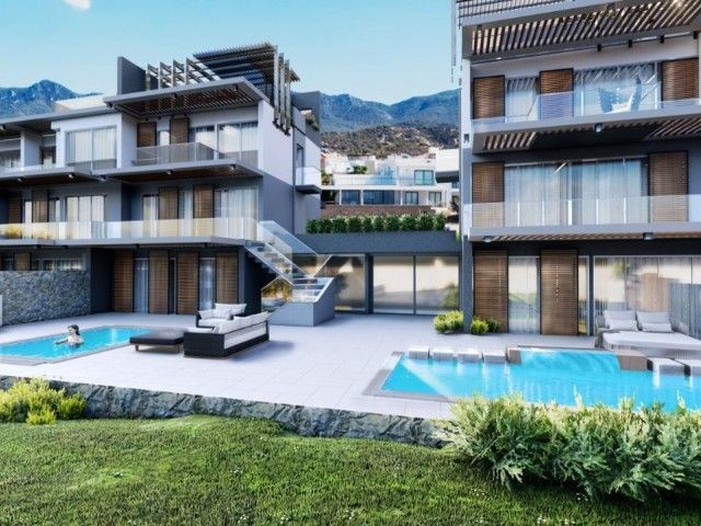 LUXURY FLATS FOR SALE FROM THE PROJECT IN ESENTEPE, GIRNE