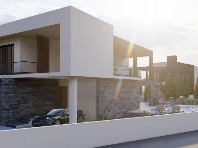 3+1 LUXURY VILLAS FOR SALE FROM THE PROJECT WITH PRIVATE POOL IN KARAOĞLANOĞLU, KIRNE