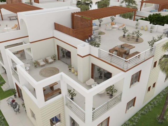 Three and Two Bedroom Luxury Flats For Sale in Kyrenia