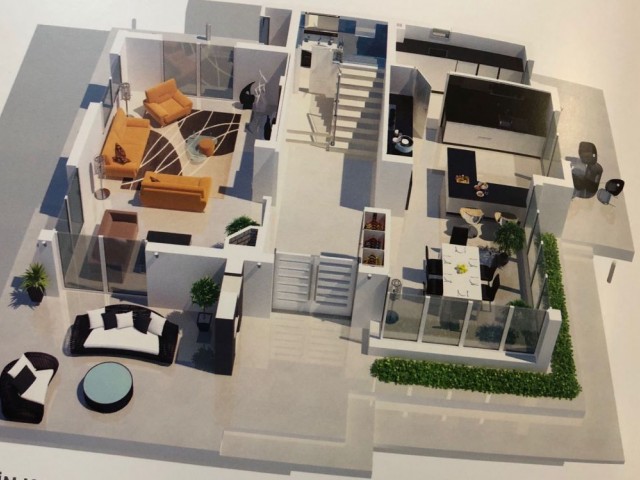 MAGOSA'DA PROJE ASAMASINDA SATILIK LUX VİLLA !!!   4+1    228M2  175.000 STG