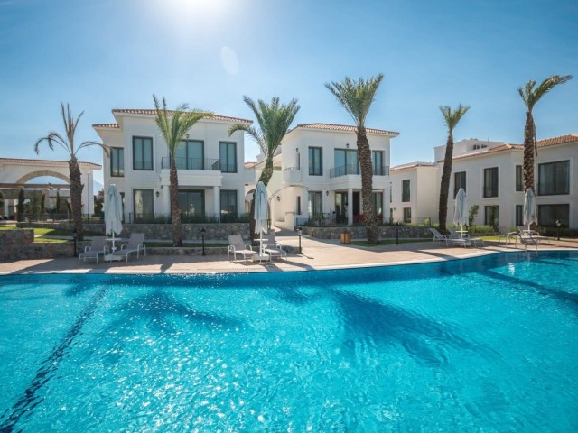 2+1 125m2 LATEST APARTMENT WITH FULL LUXURY FURNISHED JACUZZI COMMUNAL POOL CYPRUS HOUSES WITH LARGE GARDEN AND VILLA TASTINGS ** 