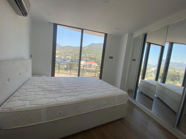 3+1 FULLY FURNISHED 110m2 VIEW APARTMENT FOR RENT IN THE MOST LUXURIOUS BUILDING IN KYRENIA CENTRAL ** 