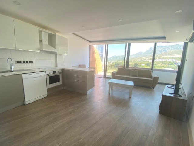 3+1 FULLY FURNISHED 110m2 VIEW APARTMENT FOR RENT IN THE MOST LUXURIOUS BUILDING IN KYRENIA CENTRAL ** 