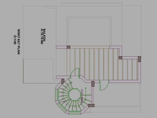 ALSANCAK SEHR GERÄUMIG UND SEHR GERÄUMIG 3 + 1 VILLA MIT EIGENEM GROßEN GARTEN UND GROßEN PARKPLATZ MIT MEERBLICK ** 