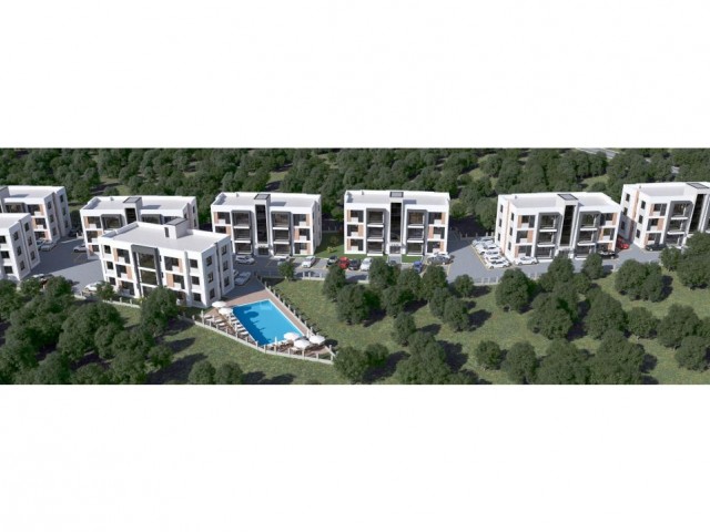 1+1/2+1/3+1 LUXURIOUS AND PEACEFUL FLATS WITH SEA VIEW IN KYRENIA LAPTA