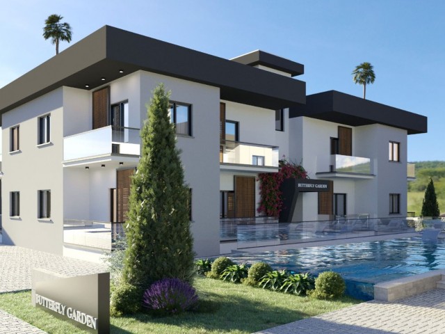 2+1 WITH POOL FOR SALE FROM THE PROJECT IN GİRNE KARŞIYAKA