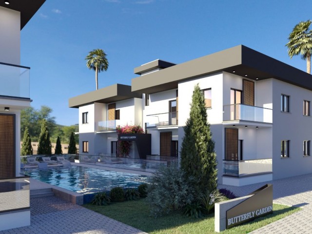 2+1 WITH POOL FOR SALE FROM THE PROJECT IN GİRNE KARŞIYAKA