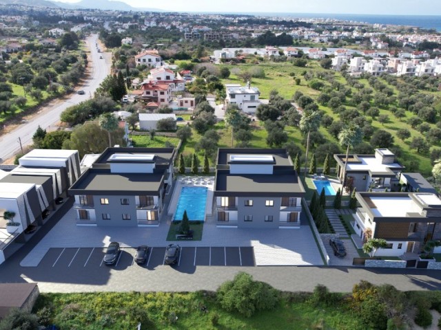 2+1 WITH POOL FOR SALE FROM THE PROJECT IN GİRNE KARŞIYAKA