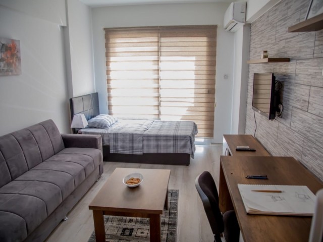 STUDIO FLAT IN A BUILDING WITH ELEVATOR IN FAMAGUSTA CENTER, 10 MINUTES WALKING DISTANCE TO EMU WITH EARLY REGISTRATION DISCOUNTED PRICES FROM JULY TO JULY OR SEPTEMBER TO JULY