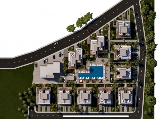 3+1 DOPPELVILLEN IN DER UMGEBUNG YENİBOĞAZİÇİ!! START-SPEZIAL MIT DACHTERRASSENFLÄCHEN UND GROßEM GARTEN UND HAUSNUTZUNGSFLÄCHEN NUR 339.250 STG!!