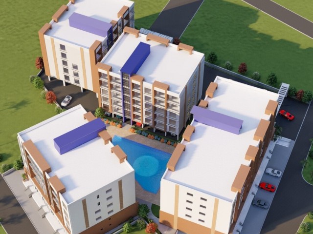 AFFORDABLE 3+1 FLAT FOR SALE IN A SITE WITH POOL IN FAMAGUSTA ÇANAKKALE REGION DELIVERY AFTER 8 MONTHS WITH EASY PAYMENT OPTIONS UNTIL DELIVERY ❕
