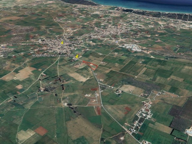 LAND FOR SALE BETWEEN MORMENEKŞE-MUTLUYAKA IN FAMAGUSTA