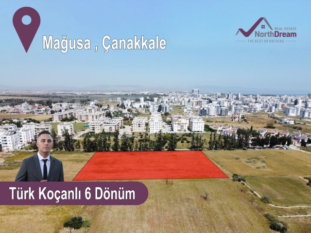 INVESTMENT OPPORTUNITY!!! GAZIMAGUSA ÇANAKKALE REGION 6 ACRES OF LAND FOR SALE