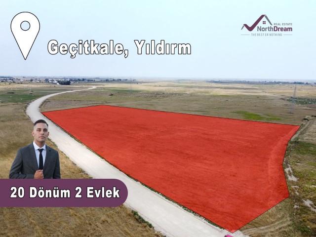 INVESTITIONSMÖGLICHKEIT!!! LAND ZU VERKAUFEN ZWISCHEN GAZİMAĞUSA GEÇİTKALE YILDIRIM