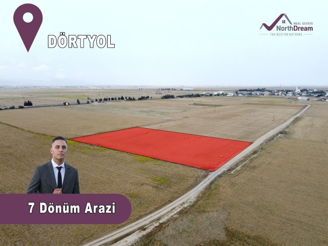 (Yatırım Fırsatı!) Gazimağusa Dörtyol Satılık Tarla