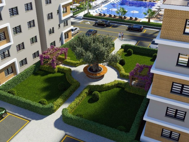 FAMAGUSTA GEÇITKALE FLATS WITH SHARED POOL IN THE PROJECT PHASE WITH PAYMENT PLAN!