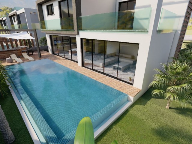 İSKELE BOGAZ 3+1 LUXURY VILLAS WITH POOL WITH PAYMENT PLAN!