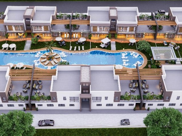 İSKELE ÖTÜKEN 2+1 ROOF&GARDEN LUXURY FLATS WITH PAYMENT PLAN!