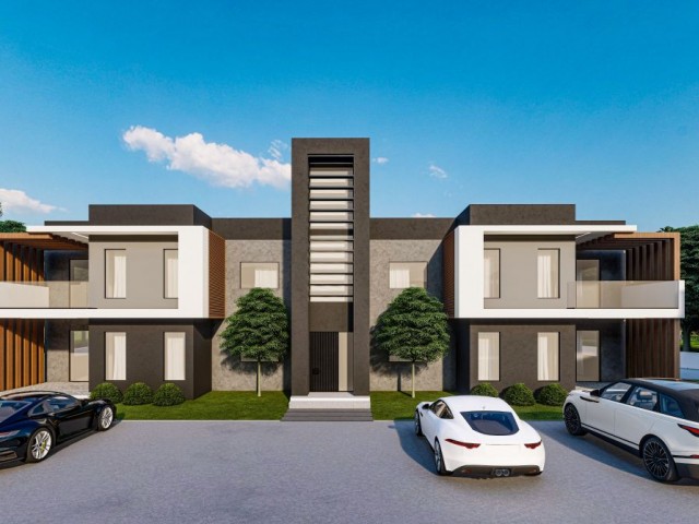 FAMAGUSTA MUTLUYAKA FLATS AND TWIN VILLAS WITH PAYMENT PLAN DURING THE PROJECT PHASE