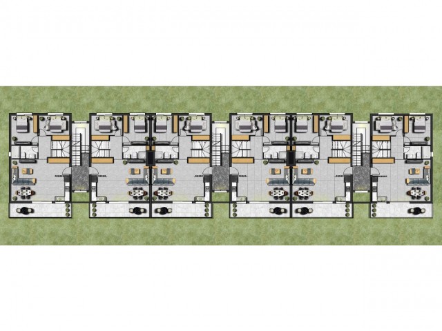 FAMAGUSTA MUTLUYAKA FLATS AND TWIN VILLAS WITH PAYMENT PLAN DURING THE PROJECT PHASE