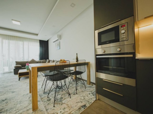 FURNISHED 1+1 FLAT FOR SALE IN İSKELE LONG BEACH